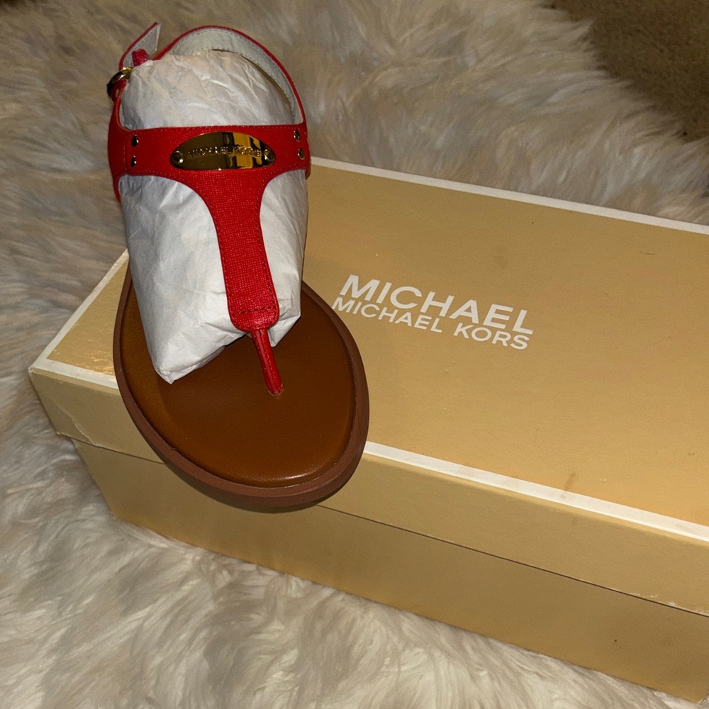 Michael Kors Red and Brown